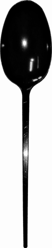 Łyżeczka czarna jednorazowa.