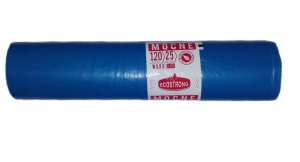 Worki na śmieci  LDPE 120 L niebieskie  A 25 