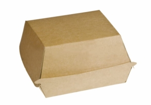 Opakowanie tekturowe na wynos, hamburger box 115x115x70 (200) P65 