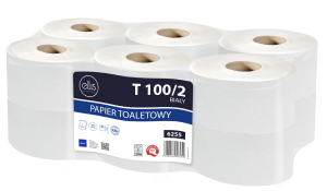 Papier toaletowy jumbo T100/2 celuloza (12 rol.)