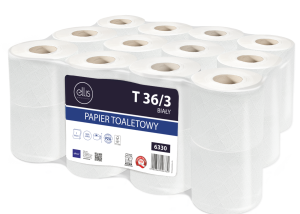 Papier toaletowy 3- warstwowy biały 36m a'24